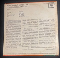 MILES DAVIS At Carnegie Hall 1963 re Columbia CL 1812