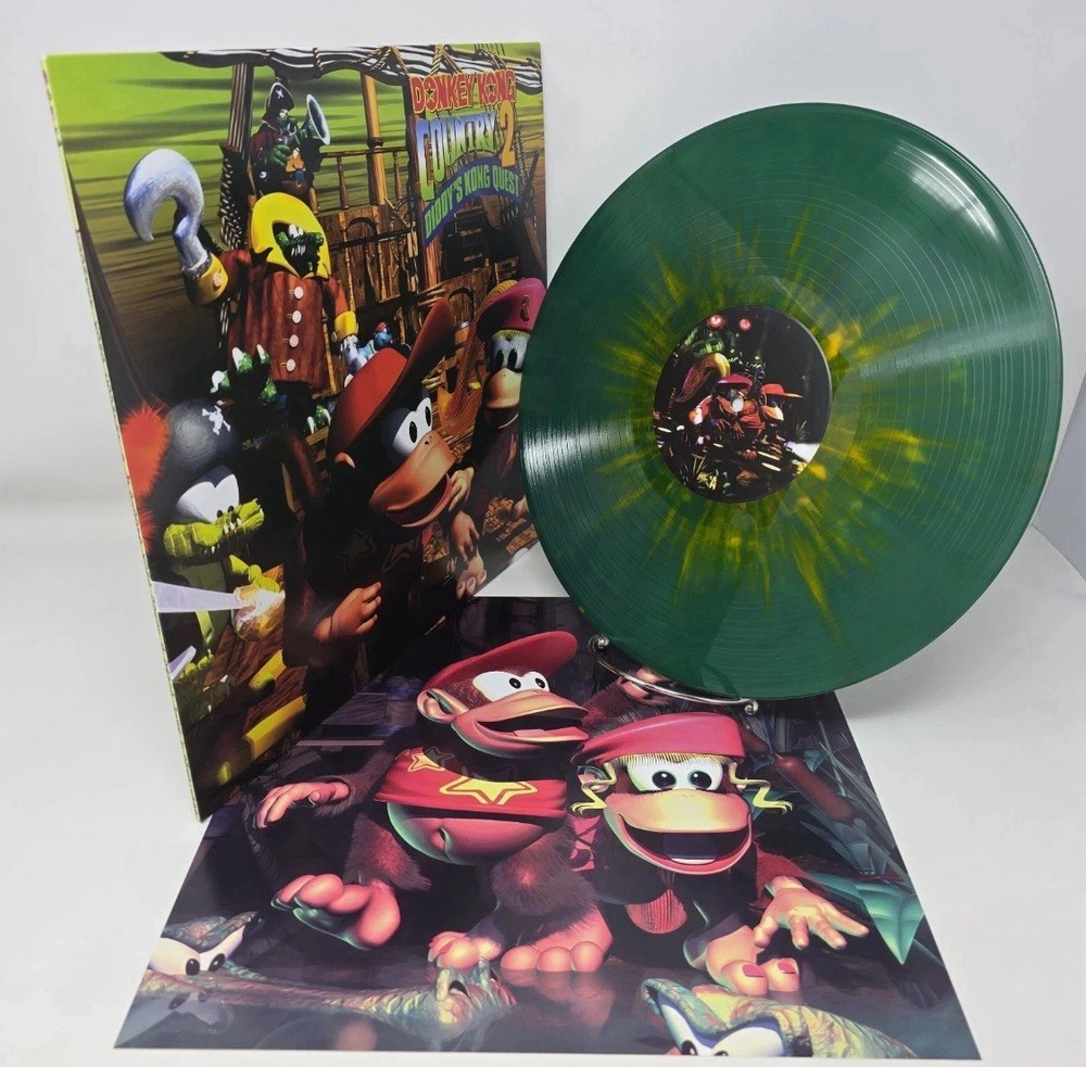 Donkey Kong Country 2 Vinyl LP Record VGM DKC Diddy Super Nintendo SNES
