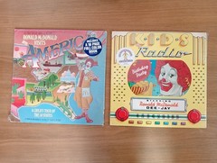 Ronald McDonald Kids Radio Records Birthday Party/ Visits America 2 LP Lot