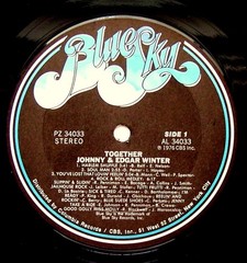 Johnny and Edgar Winter Together – 1976 – PZ34033- LP Album- Excellent Cond