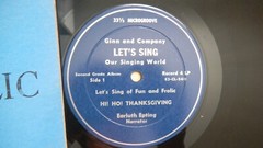 Ginn & Co.2-Record Set LET’S SING of Fun & Frolic Our Singing World 10″33rpm 50s