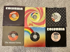 60’s/70’s/80’s 7” Singles Lot (6) Company Sleeves 45RPM Prince, Steely Dan