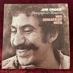 JIM CROCE PHOTOGRAPHS & MEMORIES LP ON SUNBURST ABC RECORDS RAISED TITLE