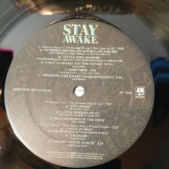 Stay Awake Various Artists A&M Records SP 3918 1988 12″ Vinyl LP
