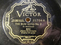 1928 BIG ROCK CANDY MOUNTAINS Hobo MAC Harry McClintock Bum Song 2 VICTOR 21704