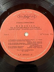 Juancho Polo Valencia ‎– Memorias De Juancho Polo Valencia – Vinyl Colombia 1978