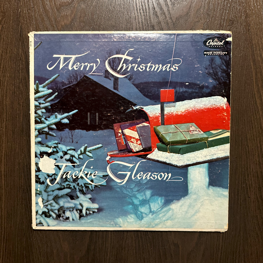 Jackie Gleason – Merry Christmas holiday vinyl record: Capitol Records (1958) G