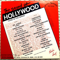 VARIOUS ‎THE SOUND OF HOLLYWOOD COPulation MYSTIC RECORDS MLP 33128 1984 M/M