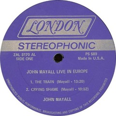 John Mayall – Live In Europe (LP, Album, AL ) (Very Good Plus (VG+))