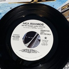 Boston We’re Ready short & long version Promo Single MCA Records Jukebox 45