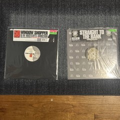 50 Cent 12” Vinyl Singles Window Shopper, Straight To The Bank VG