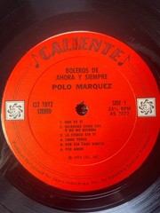 Polo Márquez – Boleros De Ahora Y De Siempre LP Vinyl Caliente STEREO CLT7072