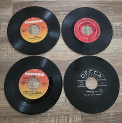 67 – Bulk Lot Vintage 45 RPM 7″ Vinyl Record