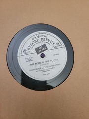 LOT OF 6 RECORDS 1920’S-1940’S VINTAGE VARIOUS – SHELLAC/ VINYL- LES PAUL