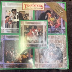 THE TEMPTATIONS GIVE LOVE AT CHRISTMAS. 1980 Vinyl LP Record