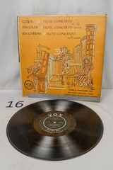 Camillo Wanausek Flute Concertos Gluck Pergolesi Boccherini 1955 Vox LP PL 9410