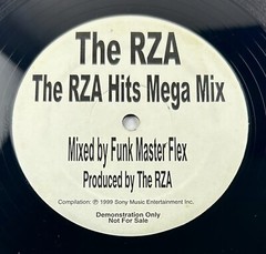 The RZA The RZA Hits Mega Mix 1999 Promo Record Mixed By Funk Master Flex EX