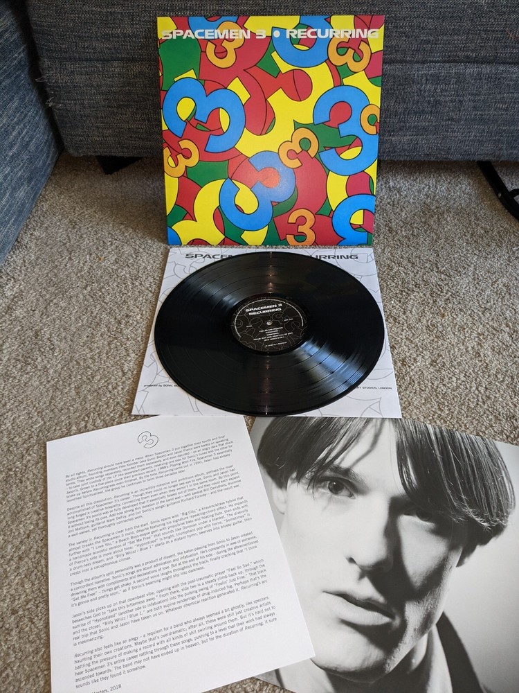 Spacemen 3 – RECURRING – 180gm Black Vinyl LP Reissue Superior Viaduct – VG Wax!