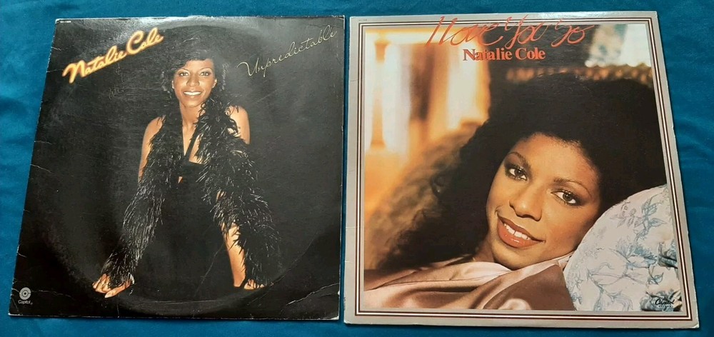 LOT of 2 Natalie Cole LP I Love You So with inner sleeve, Unpredictable