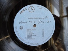 LAURIE ANDERSON UNITED STATES LIVE BOX SET