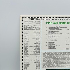 Vintage Pipes & Drums Emerald Society NYPD LP Celtic Marches 1970s Vinyl Record