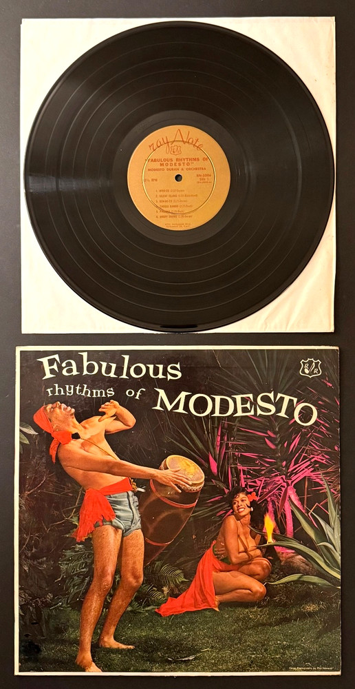 MODESTO DURAN Fabulous Rhythms Of Modesto ORIG 1960 VINYL LP DG Raynote VG+