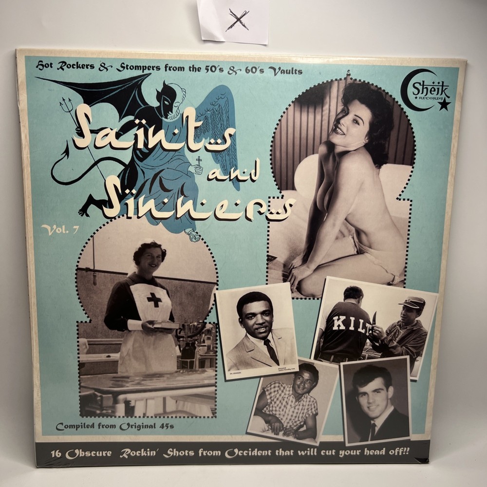 SAINTS AND SINNERS – Vol. 7 12” LP Spain 2011 Rockabilly NEW SEALED