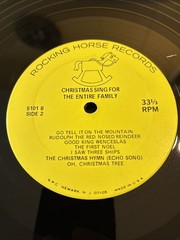 Christmas Sing for the entire family Rocking Horse X-5101 stereo LP vinyl record