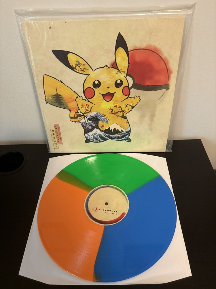 Pokémon Let’s Go Pikachu & Eevee VGM 2×LP Tri-Color Vinyl