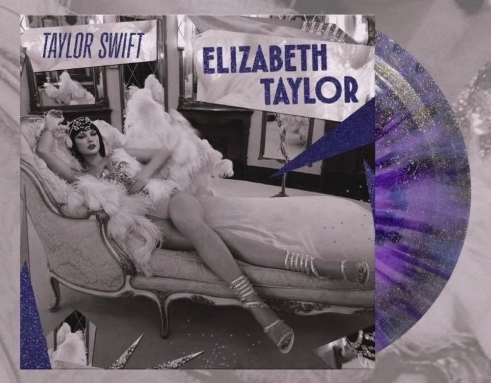 Taylor Swift ~ Elizabeth Taylor, RSD 26’ Cry My Eyes Violet Glitter 7” Vinyl NEW