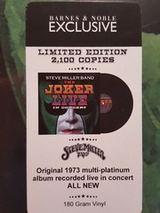 180 Gram LIMITED Edition – Steve Miller Band / The Joker / Live in Concert 1973