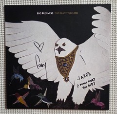 BIG BUSINESS Beast You Are 2019 JOYFUL NOISE Ltd VIP 7″ + Cass Melvins Karp NM