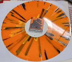 Codefendants Self Titled Orange Splatter Vinyl LP Mint Complete w/ Inserts Hype