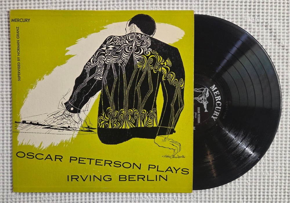 OSCAR PETERSON Plays IRVING BERLIN Orig ’53 MERCURY Mono Jazz David Stone Martin