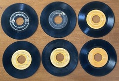 RCA Label 45s Set of 6 Records With Sleeves Various Artist