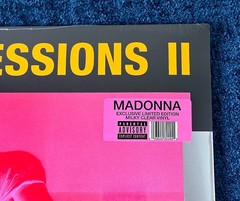 MADONNA SEALED (READ) CONFESSIONS II SPOTIF 12” CLEAR VINYL + PROMO COASTER