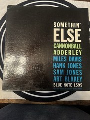Cannonball Adderley Somethin’ Else ‘58 Mono 1st US Press, Blue Note RGV