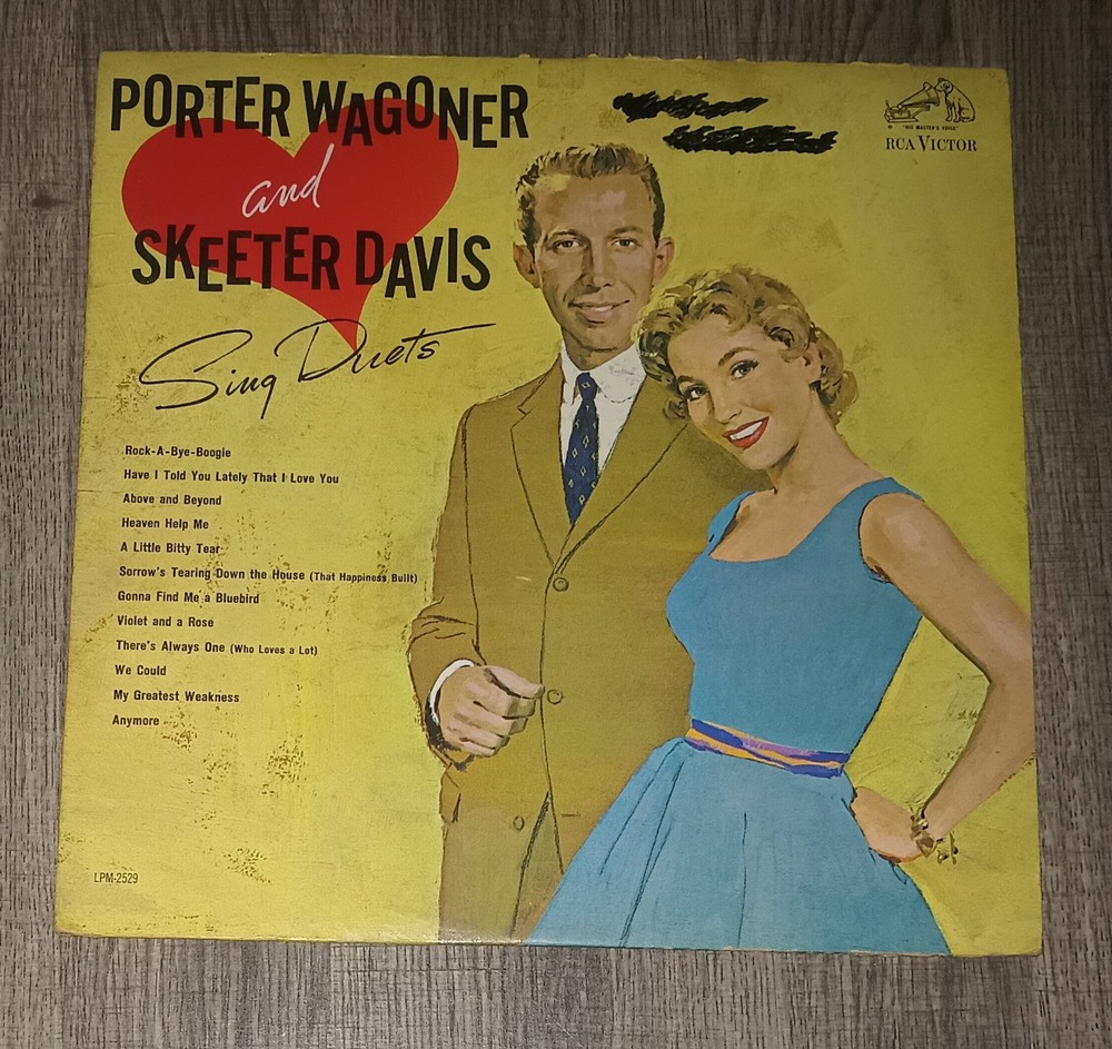 Porter Wagoner Skeeter Davis Sing Duets RCA Victor LPM2529