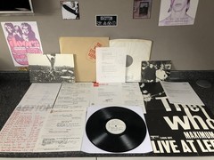 LP VINYL THE WHO LIVE AT LEEDS TRACK 2406 001 UK PRESS 1970 12 INSERTS EX+/EX+