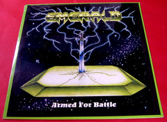 Emerald “ARMED FOR BATTLE” 1986, Rare Metal Gem Records 1st press SEALED NM-/NM