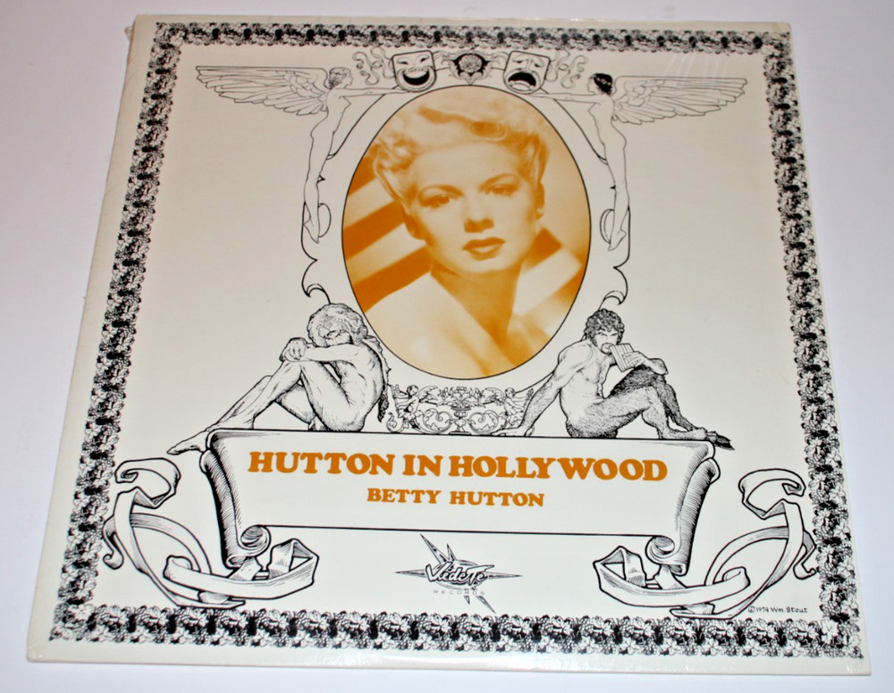 Betty Hutton-Hutton in Hollywood LP (Vedette 8702, Rare Recordings) VG+/VG+