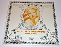 Betty Hutton-Hutton in Hollywood LP (Vedette 8702, Rare Recordings) VG+/VG+