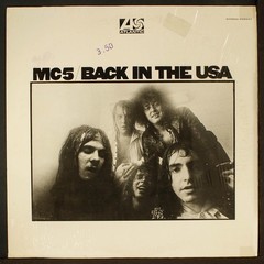 MC5: back in the usa ATLANTIC 12″ LP 33 RPM