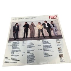 Huey Lewis And The News, Fore!, 1986 1st Chrysalis Stereo, OV-41534, VG+/VG+