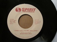 BRADFORD & BELL – They Call Me Mr. Dollars / They Call Me SPIRIT 101 – 45rpm