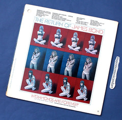ORIGINAL 1971 WARHOL STYLE POP ART COVER JAMES BOND GIRLS VINYL 2 LP CHEESECAKE