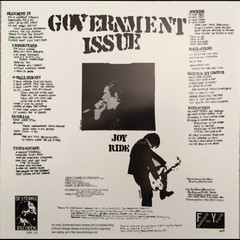 GOVERNMENT ISSUE Joyride LP Vinyl SEALED 2010-The G.I.’s Minor Threat Dag Nasty