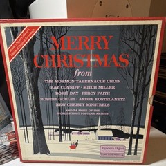 Reader’s Digest Merry Christmas Vinyl Box Set Holiday Choir Conniff Day Faith
