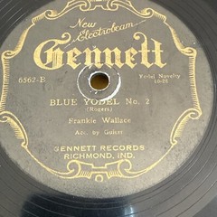 1928 GENNETT ELECTROBEAM 6562 78 rpm FRANKIE WALLACE – SLEEVE V+