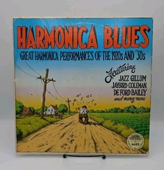 Harmonica Blues: Great Harmonica Performances Of The 1920s & ’30s 1976 Vinyl VG